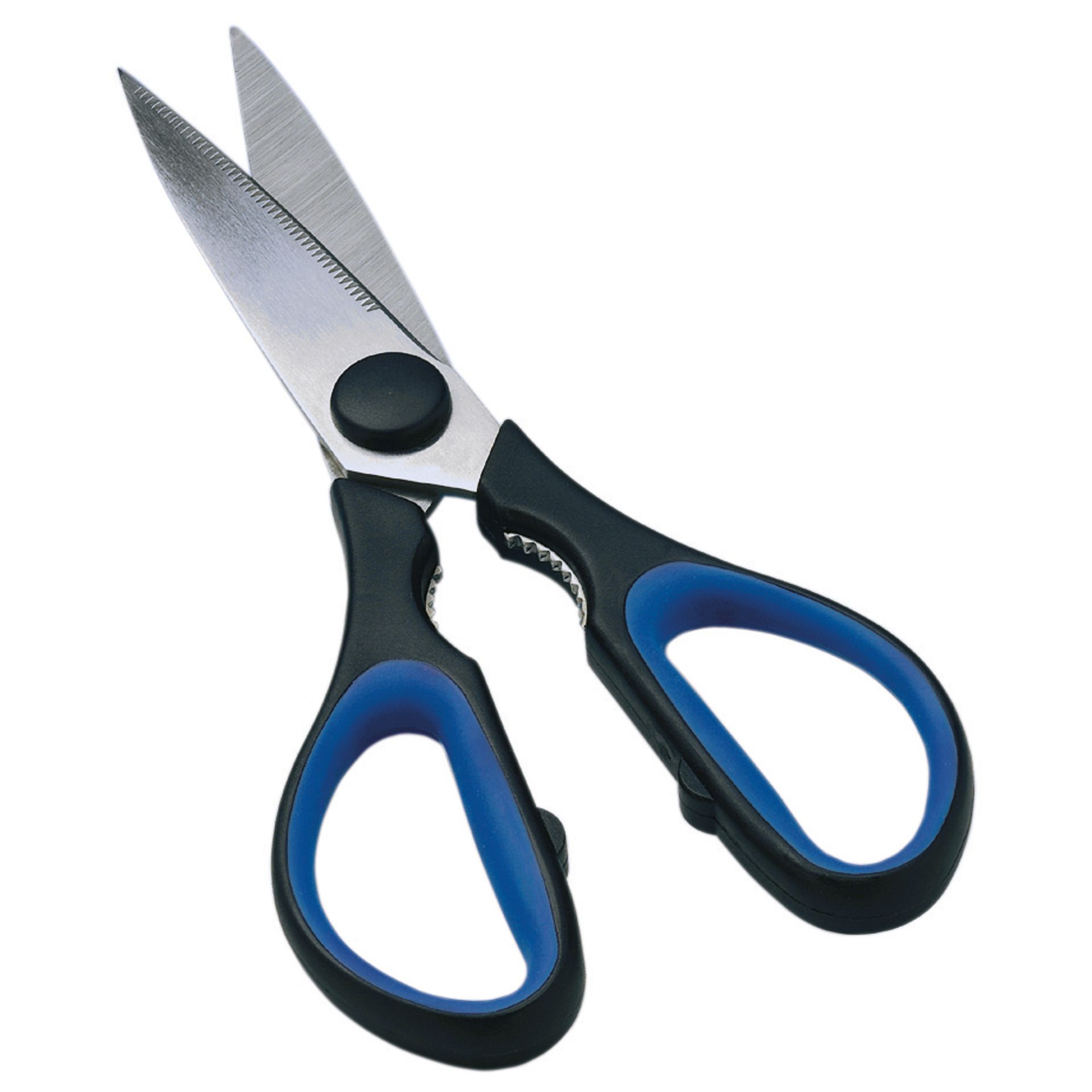 Allzweckschere 21cm edelstahl blau/schwarz