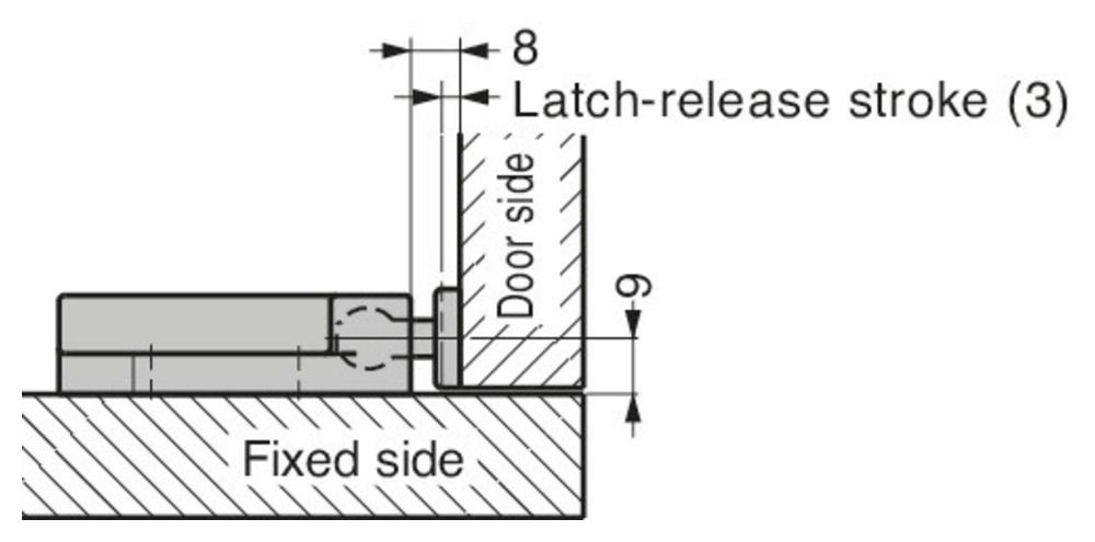 NICHT MAGNETISCHER DRUCKSCHNÄPPER - MC-37F-BK