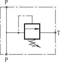 Bosch-Rexroth Druckbegrenzungsventil G 1/4",25 bar/50 l/min