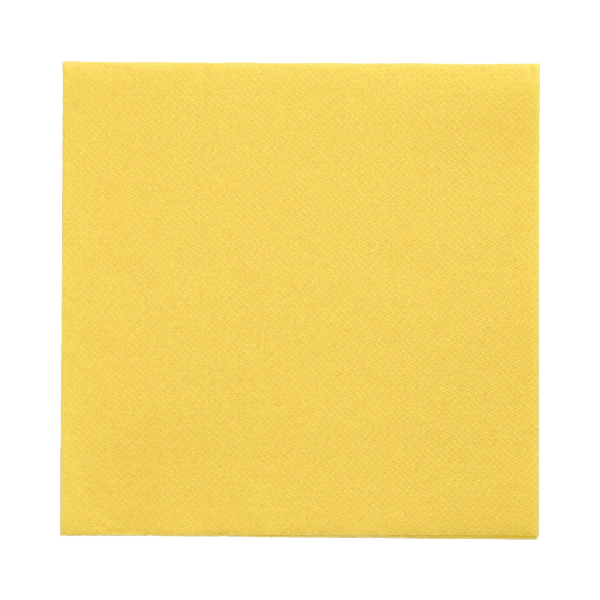 Serviette DAILY Collection 32x32cm gelb 150St