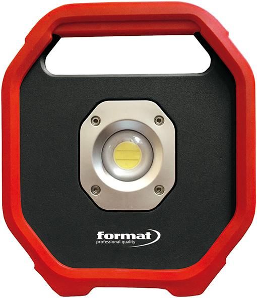 Akku-Arbeitsleuchte 10Watt 350-1100Lumen FORMAT