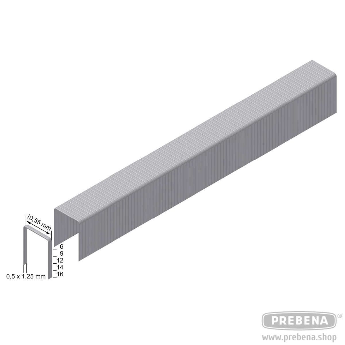 PF12CNK Heftklammern verzinkt