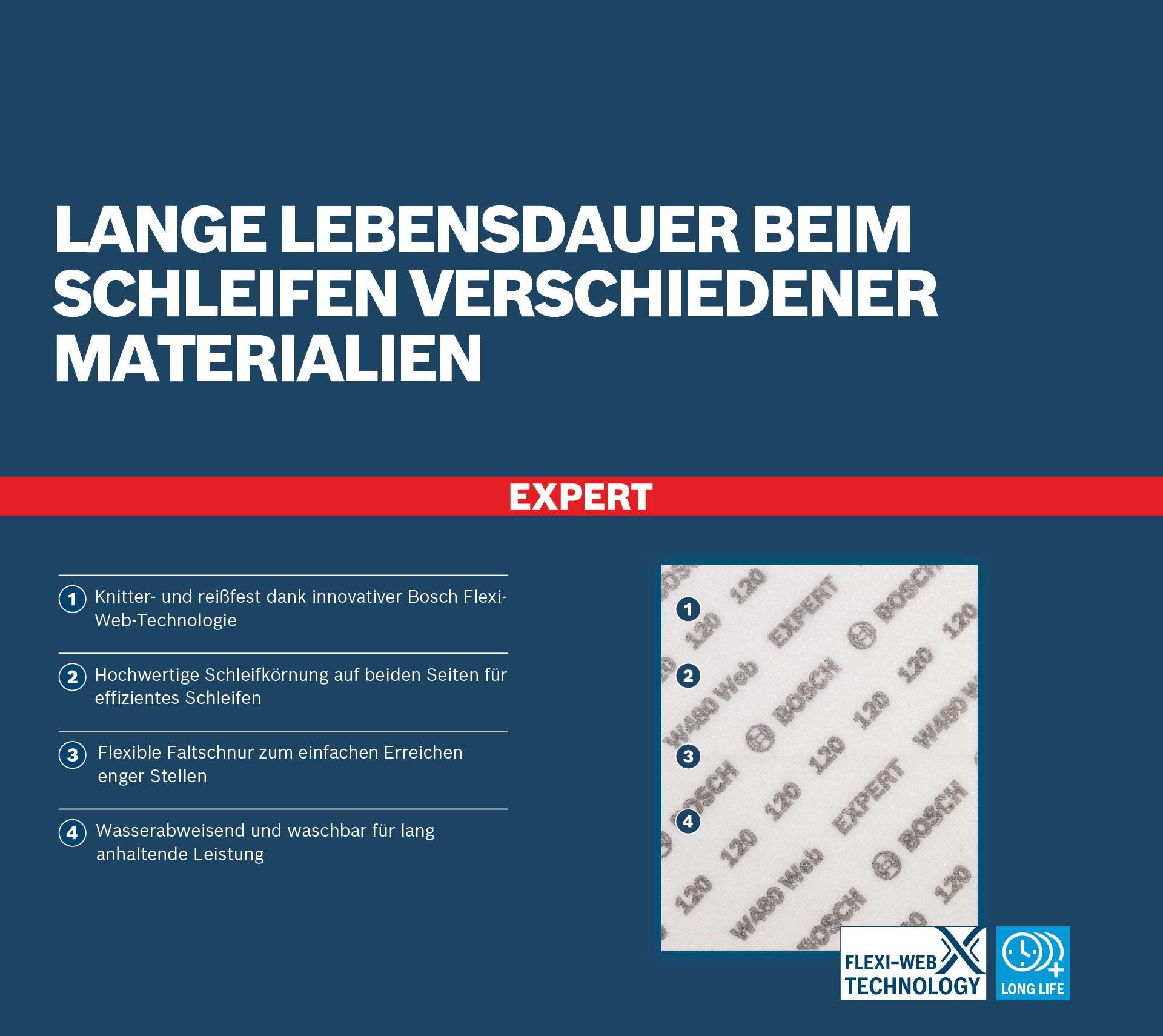 BOSCH Handschleifblatt