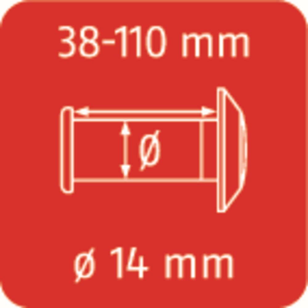 Türspion Digital Abus Ts.38-110mm