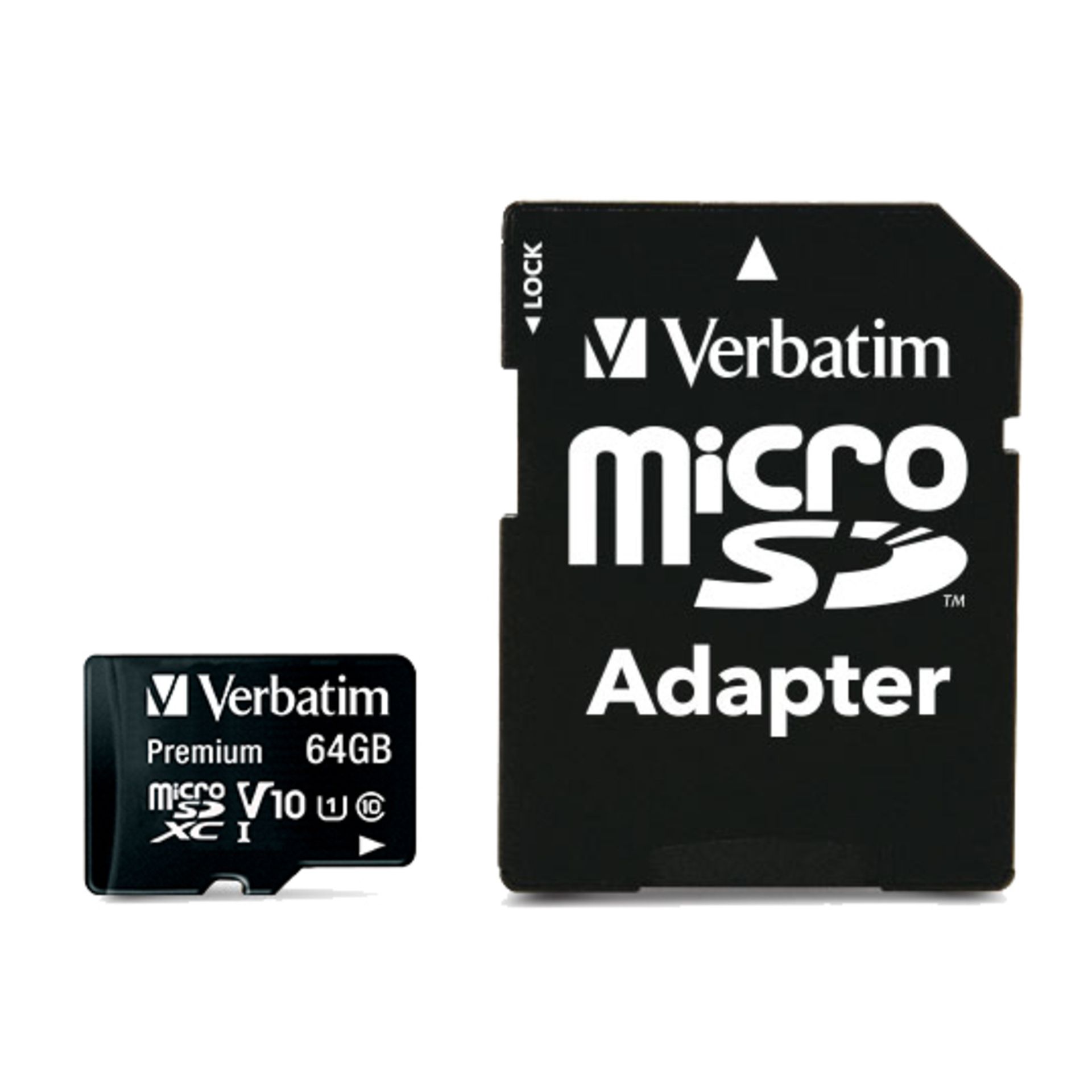 Speicherkarte microSDXC Class 10 64GB +Adapter
