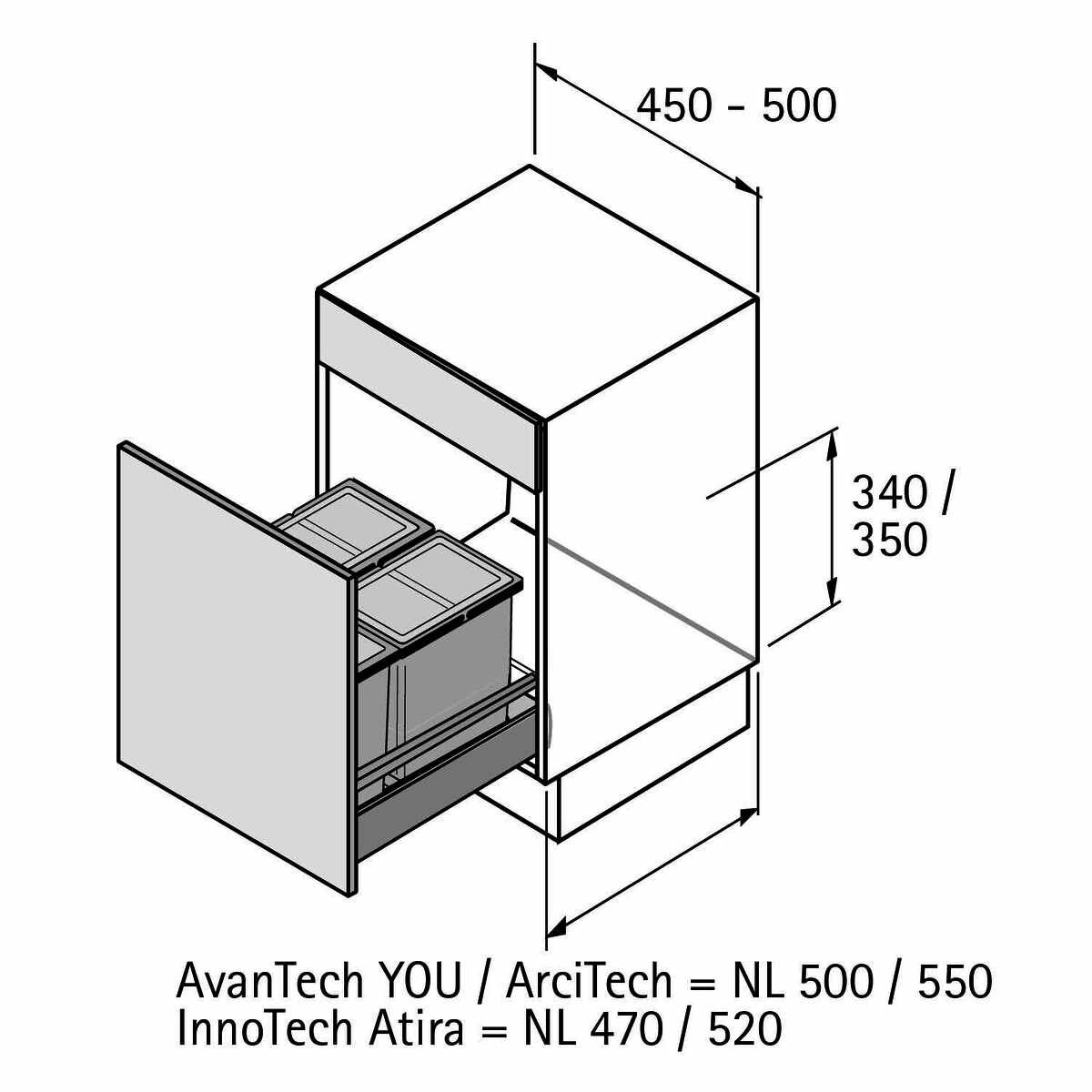 Bin.it Smart 450 / 500