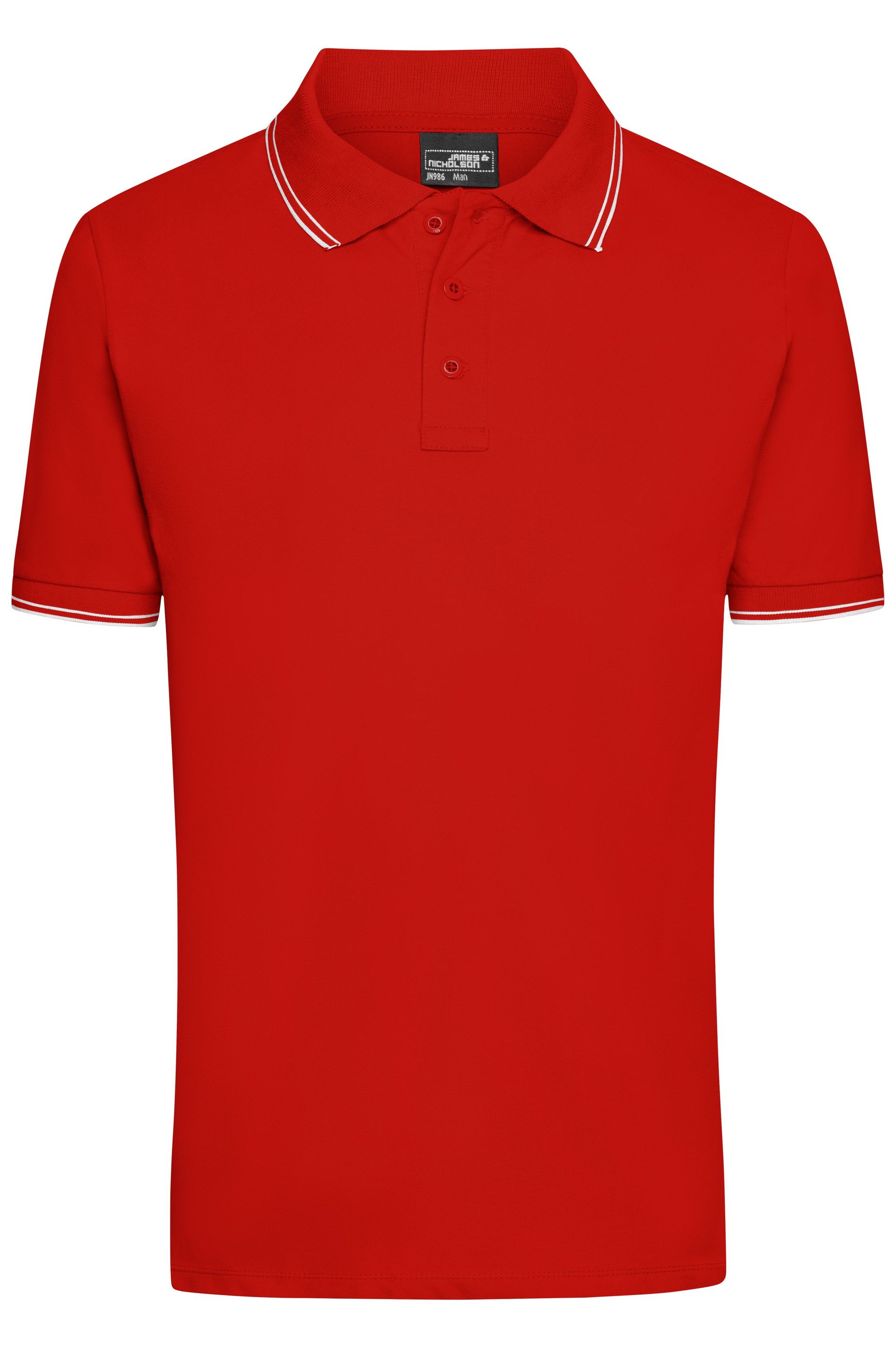 Polo in elastischer Piqué-Qualität für Herren