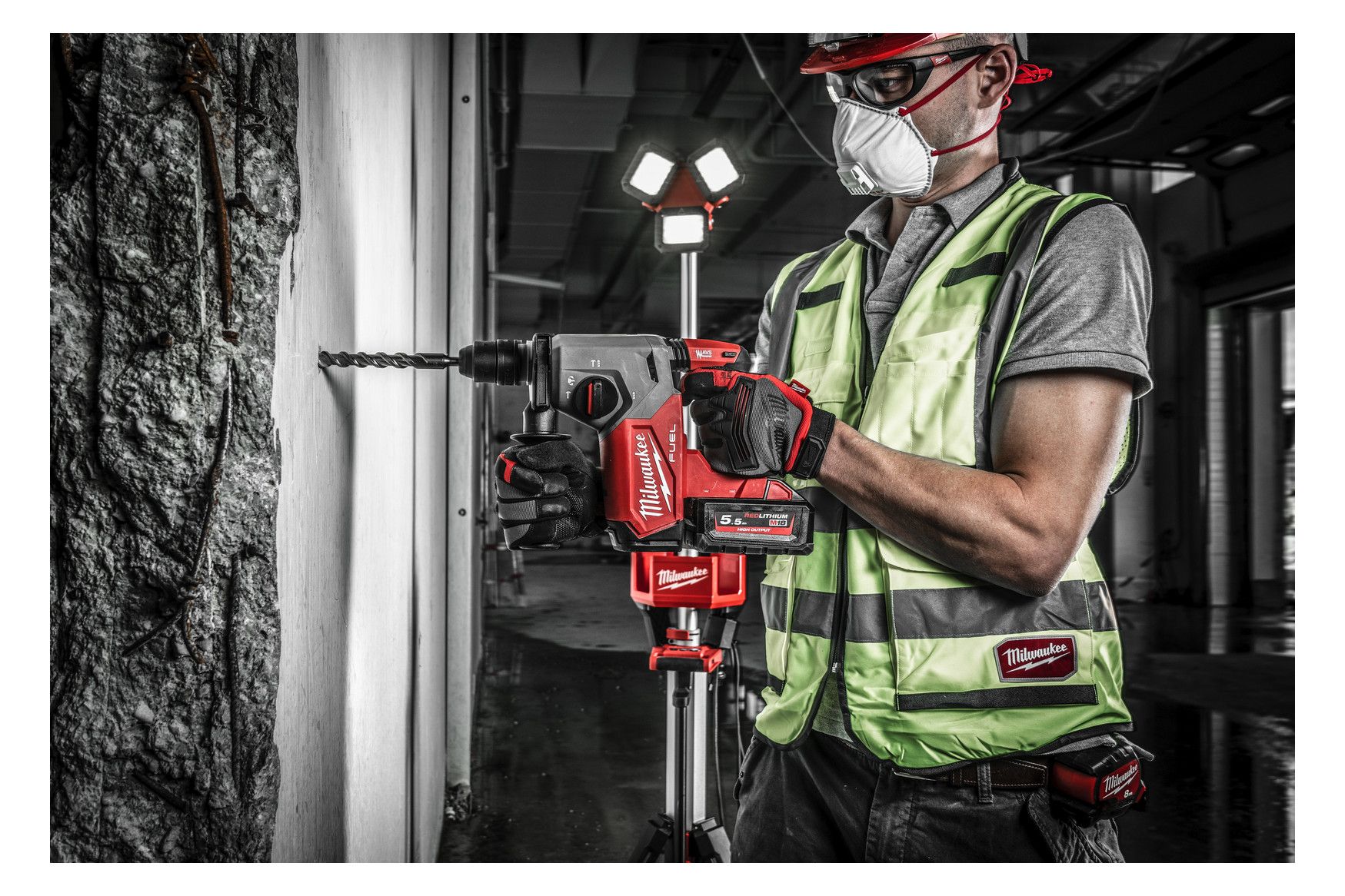 MILWAUKEE Akku-Kombihammer, SDS-Plus