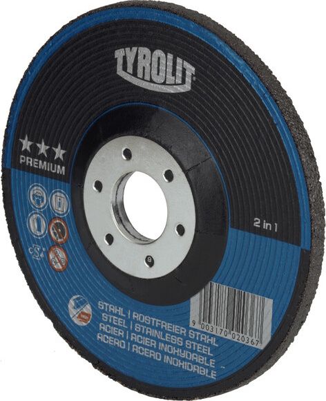 TYROLIT Schruppscheibe, 2 in 1