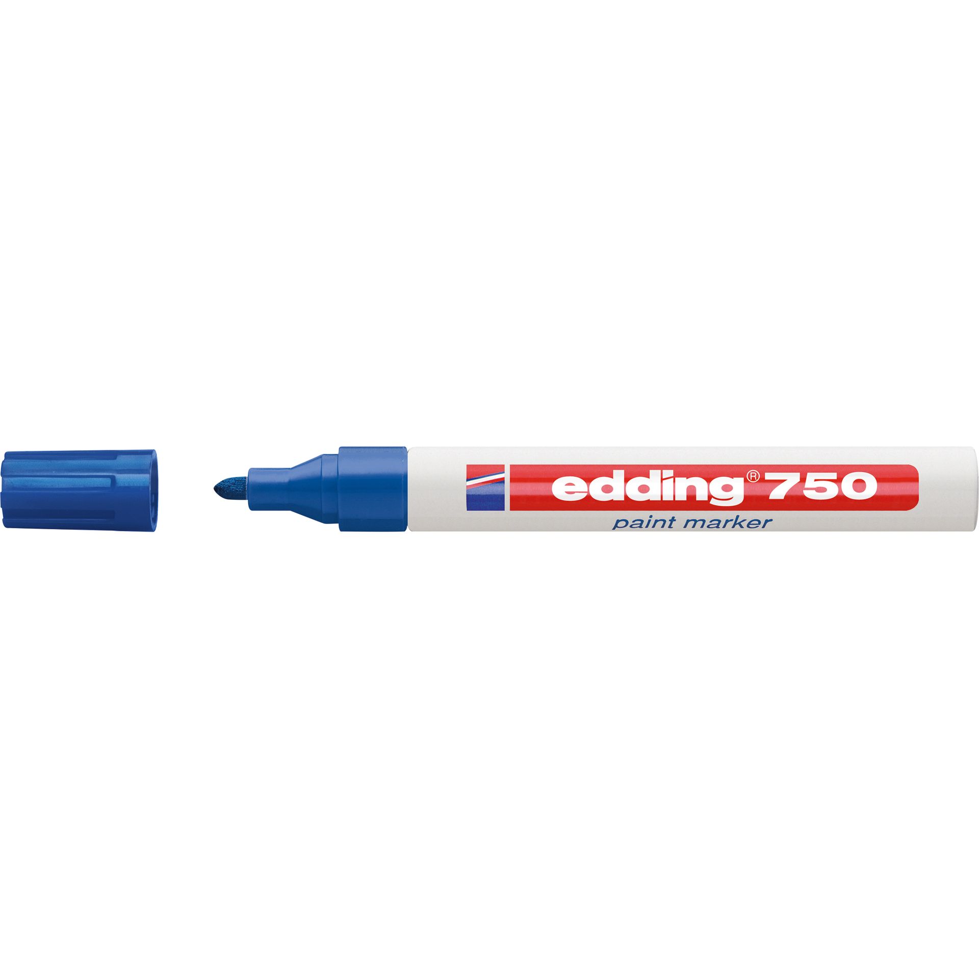 Lackmarker 750 2-4mm Rundspitze permanent blau