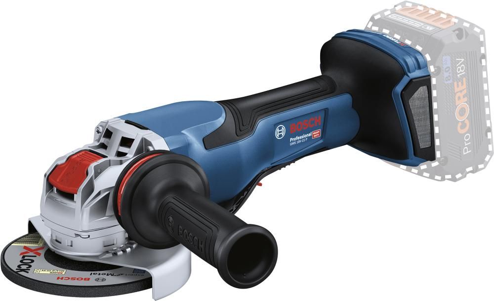 Akku Winkelschleifer soloGWX 18V-15 P Bosch ohne Akku ohne Ladegerät L-Boxx