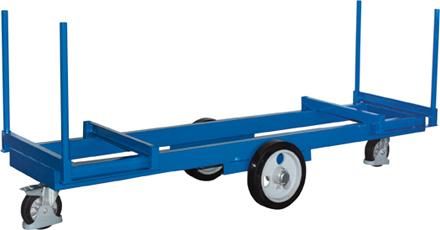 Langmaterial-Wagen 2000kg2500x720 mm Gummiräder VarioFit