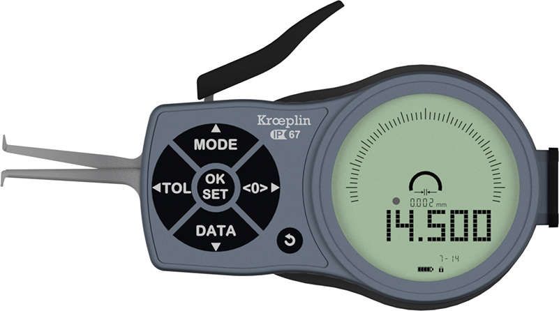 Innenschnelltaster IP67 3-Punkt-Messung 15-30 mm KRÖPLIN