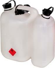 Doppelkanister ECO B316xT145xH312 mm weiß Volumen 5,5 + 3,0 l hünersdorff