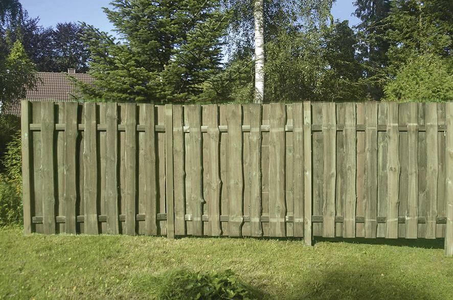 Pfosten kdi-grün sägerau 9 x 9 x 210 cm für FÜNEN-Serie