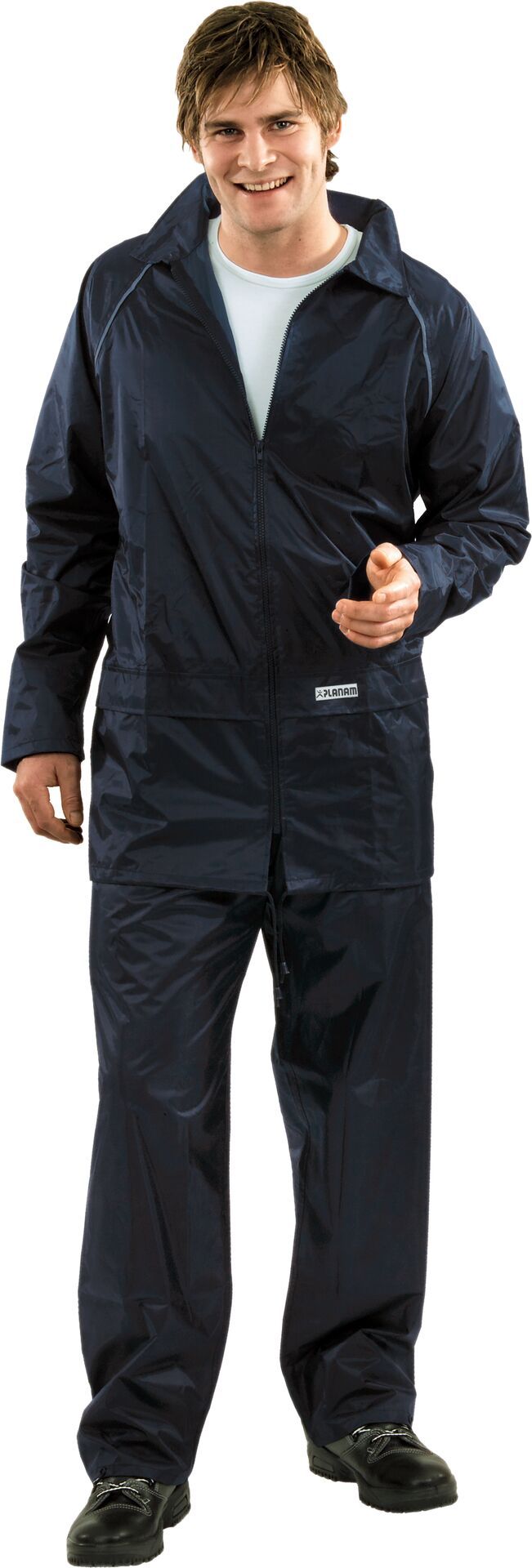Planam Aqua Regenanzug Outdoor marine Gr. S