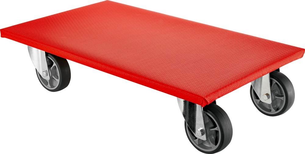 Möbelroller 600x350 Thermopl.Rad, Tragkraft 330 Kg