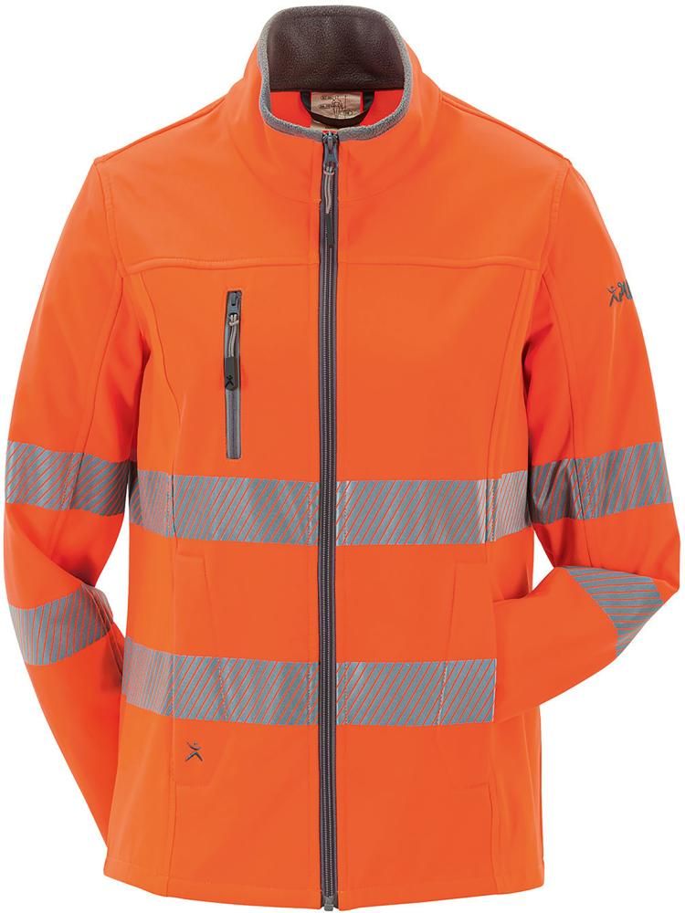 Planam Norit Damen-Warnschutz-Arbeitsjacke, Warnorange, Gr. 54