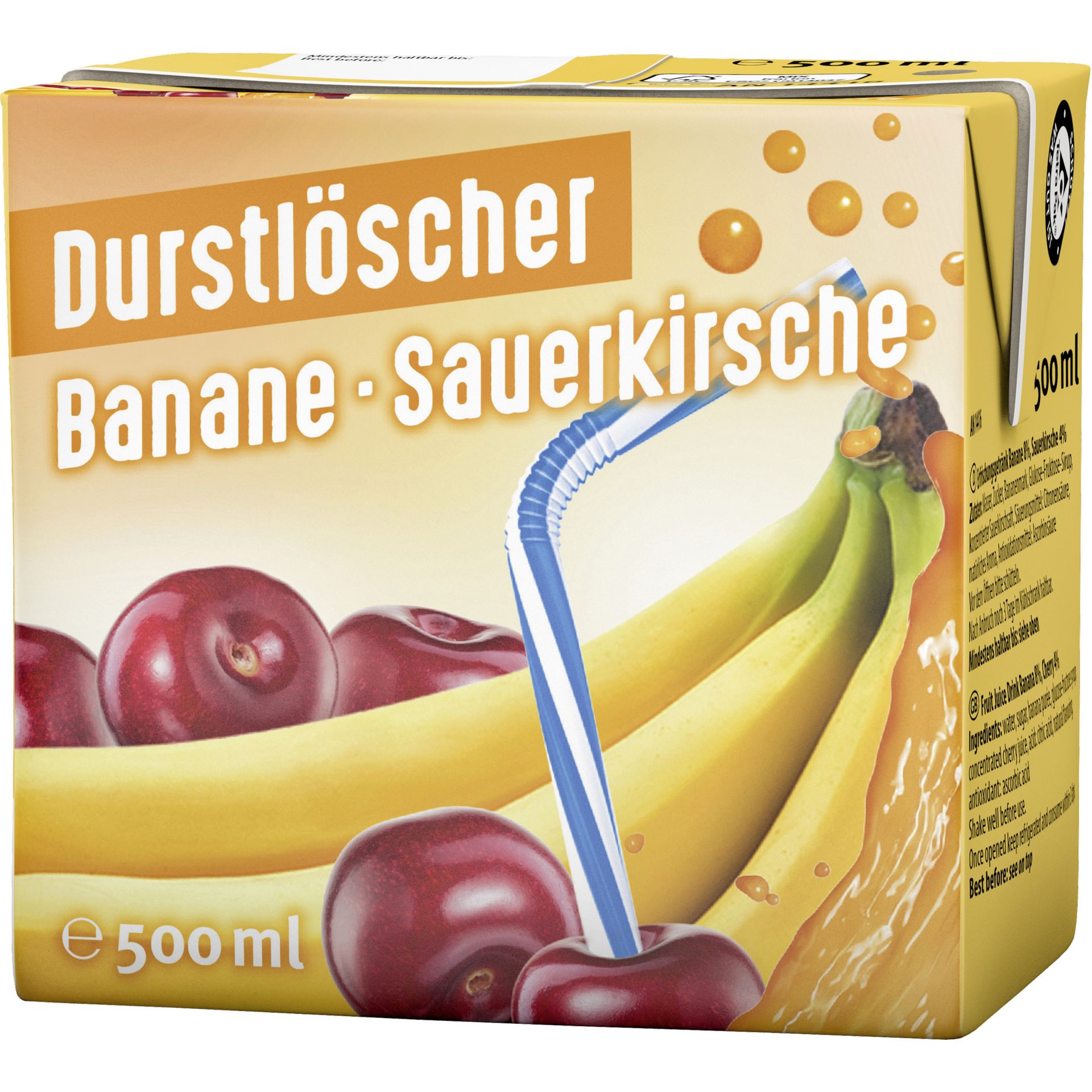 Banane-Sauerkirsche TetraPak 0,5l 12St
