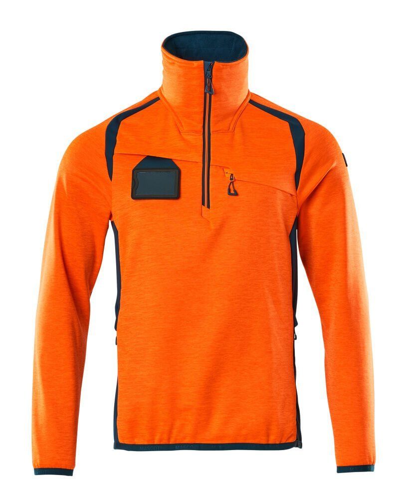 Mascot Fleecepullover mit kurzem Reißverschluss