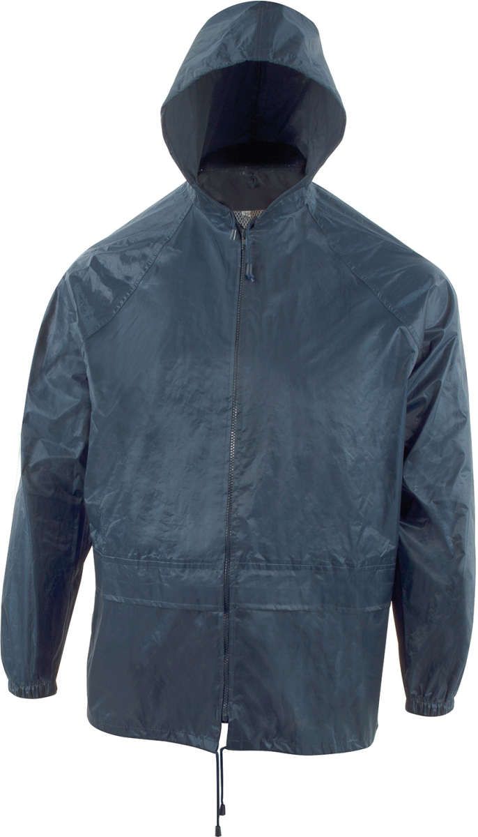 Regenset (Hose/Jacke), Gr. M, blau
