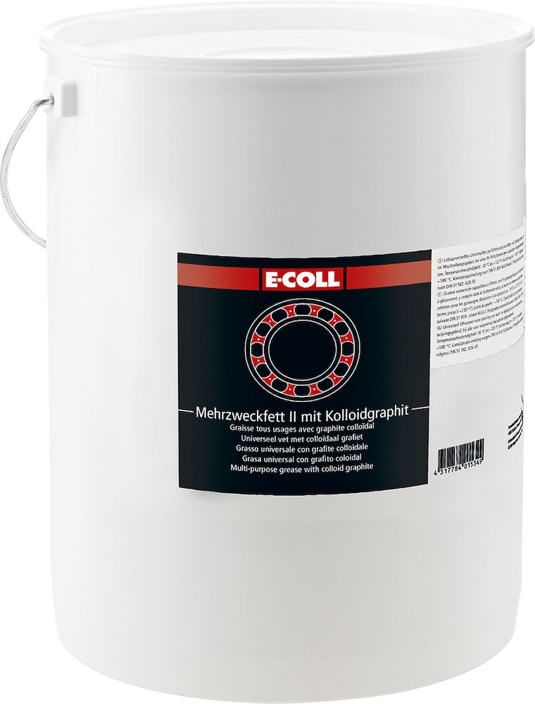 E-Coll Mehrzweckfett II 5kg Graphitiert