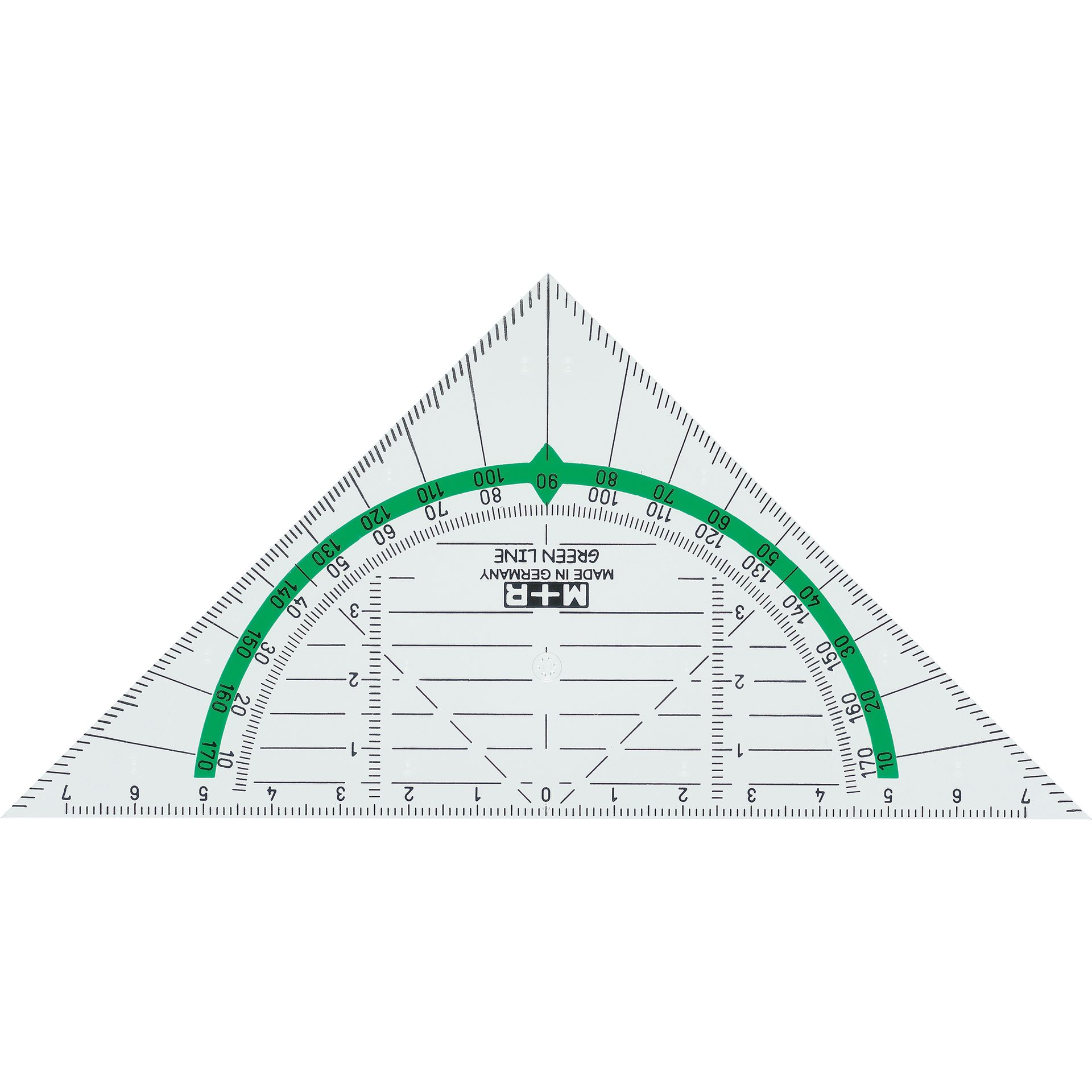 Zeichendreieck Green Line 16cm