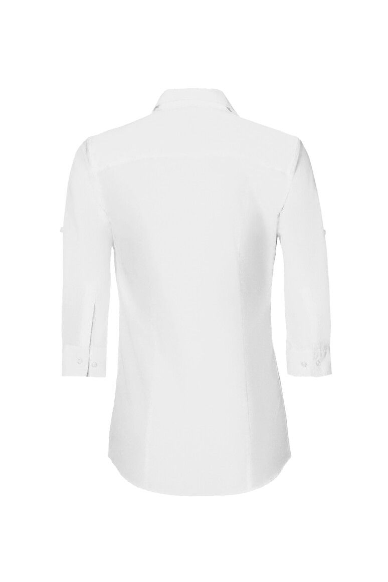 HAKRO 3/4-Arm-Vario Bluse MIKRALINAR® weiß, 2XS