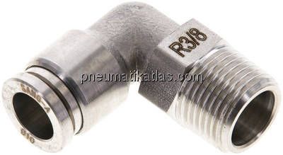Winkel-Steckanschluss R 3/8"-10mm, IQS-ES LE/IQS-PVDF