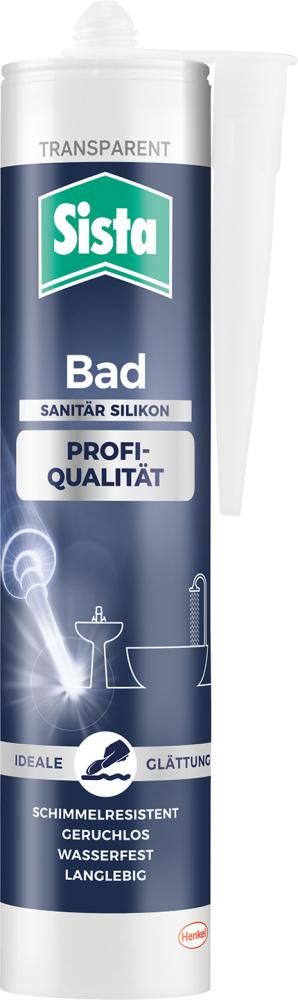 Sista Silikon Bad Profi 280 ml, silbergrau