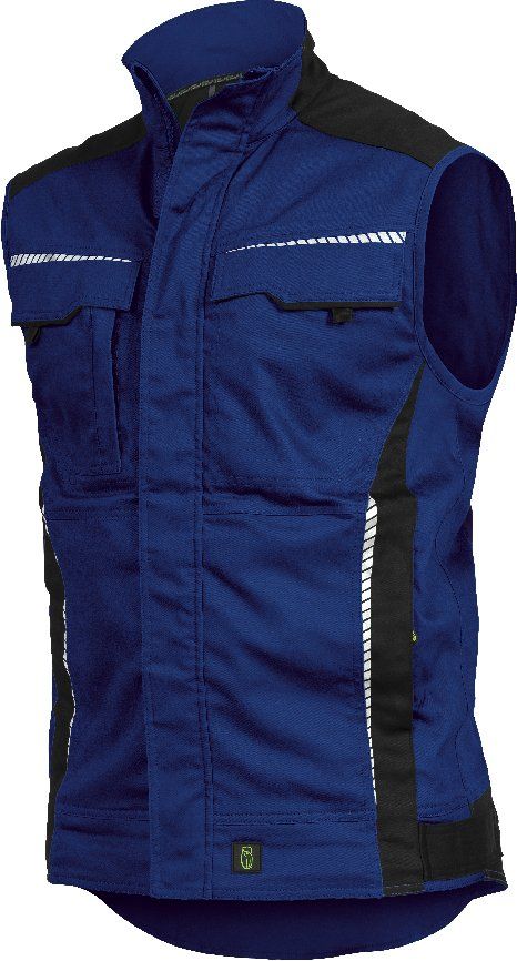 FLEXV20, Weste kornblau-schwarz, 3XL