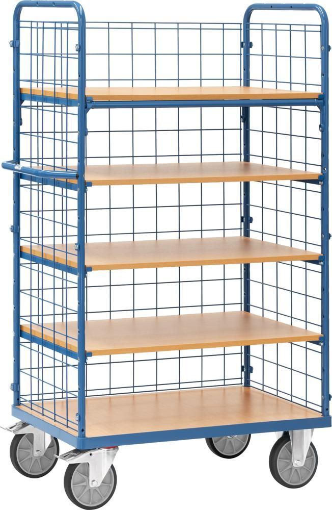 FETRA Etagenwagen 8451-1 mit 5 Böden H1000xø600mm