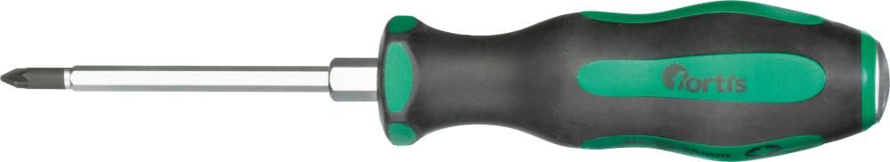 FORTIS Schraubendreher 6-kant PZ1x80mm Schlagkappe