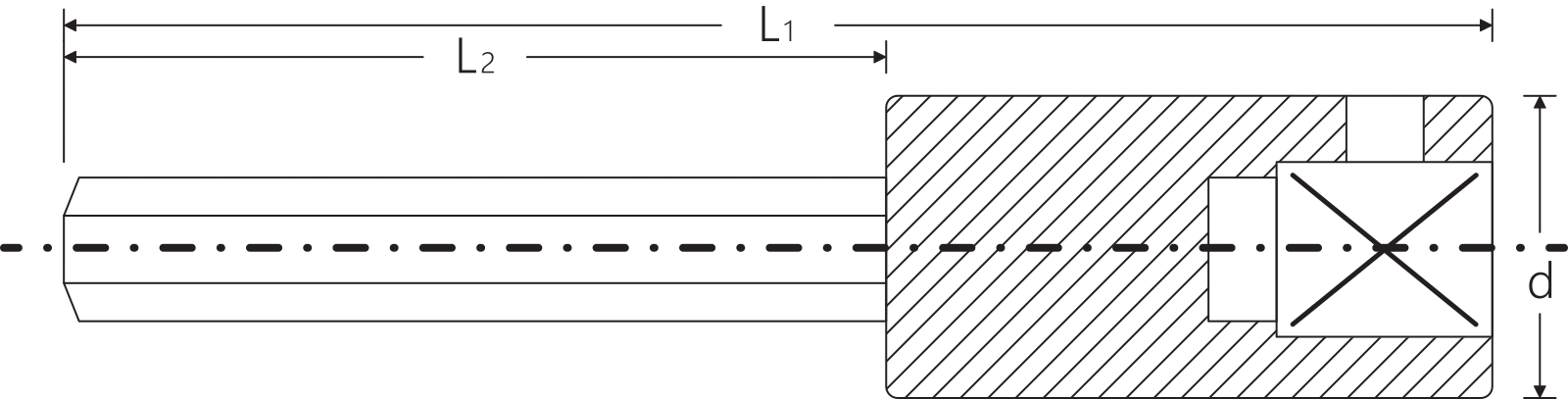 STAHLWILLE Schraubendrehereinsatz, 1/4"