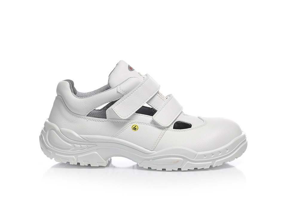 Sicherheitssandale WHITE Easy Low ESD S1, Gr. 39