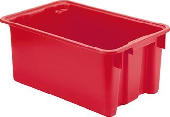 Drehstapelbehälter 45 l B600xT400xH250 mm rot LA-KA-PE
