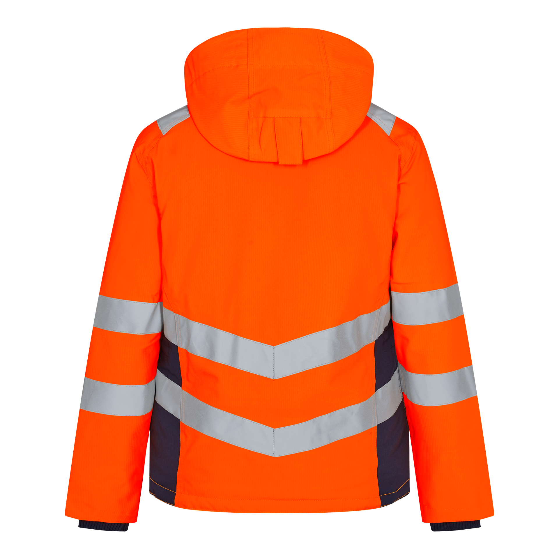 Safety Damen Winterjacke Orange/Blue ink, Gr. S