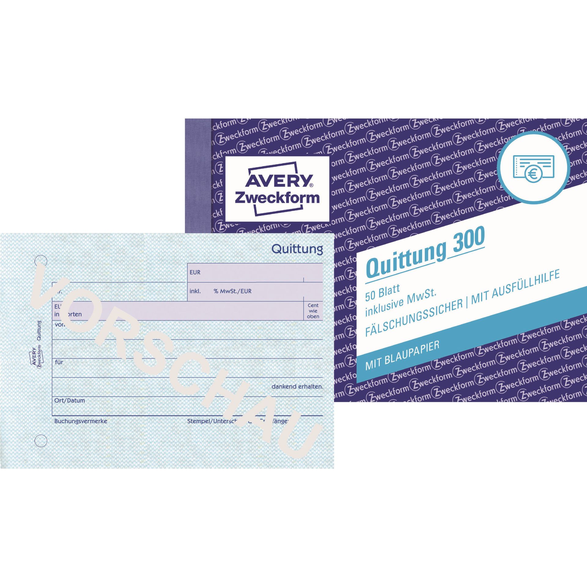 Quittung DIN A6 quer 50Blatt