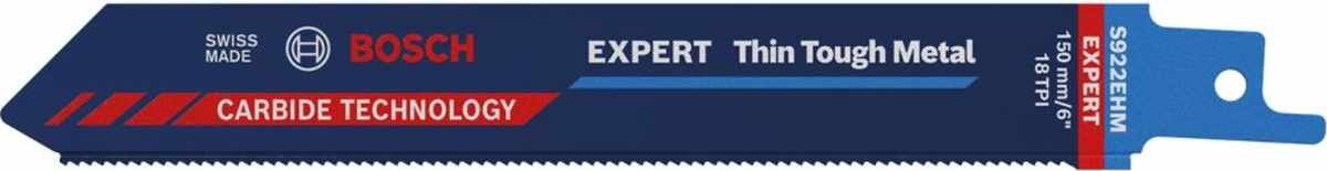 Säbelsägeblatt EXPERT S 922 EHM Bosch VE à 1 Stück Thin Tough Metal