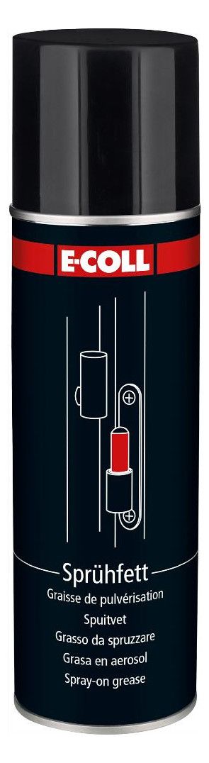 E-COLL Sprühfettspray, weiß