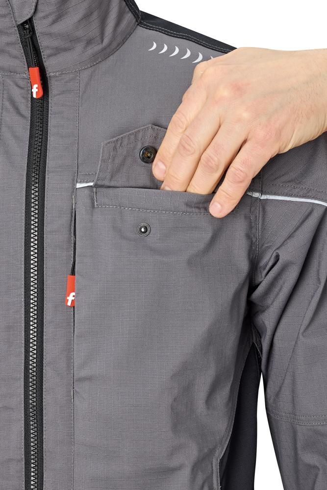 Jacke Performance grau/schwarz Gr. 4XL FORTIS