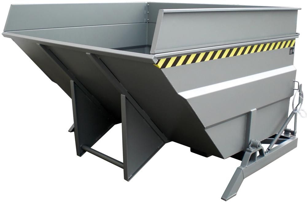 Kippbehälter BKC 4000 l B2280xT2310xH1480 mm RAL7005 Tragkraft 2500kg