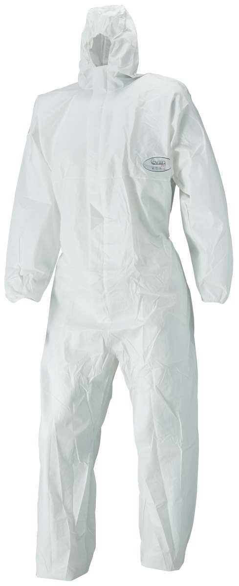 Overall CoverStar, Gr.2XL, weiß ASATEX