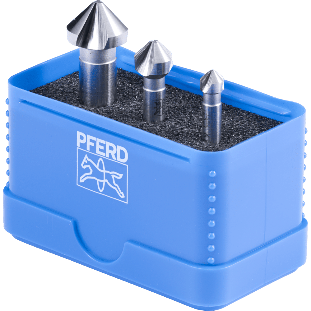 PFERD Bohr- und Senkwerkzeuge SET KES HSSE DIN 335 C90° 3