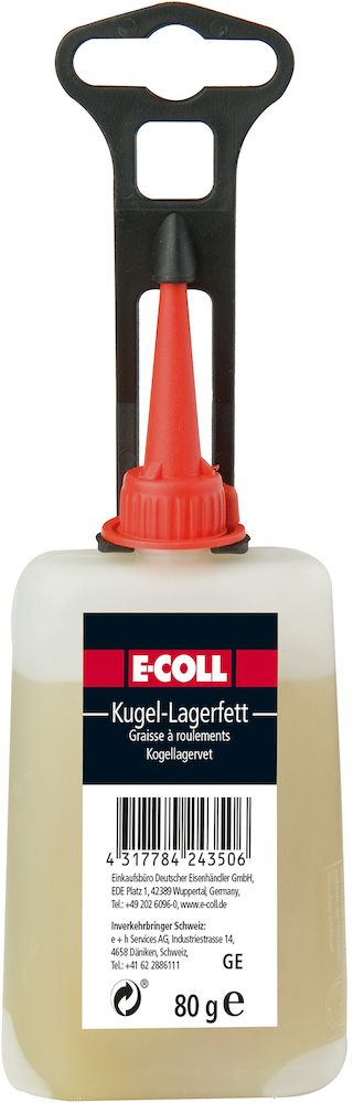 E-Coll Kugellagerfett 80g Flasche