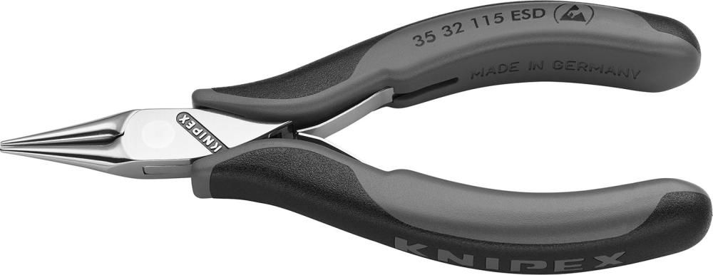 Greifzange Elektronik ESDBacken rundspitz 115mm KNIPEX