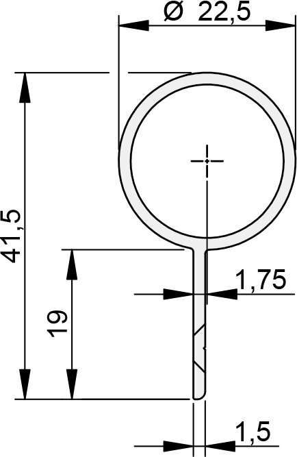 BS-BO-23, C-0, 1750 mm