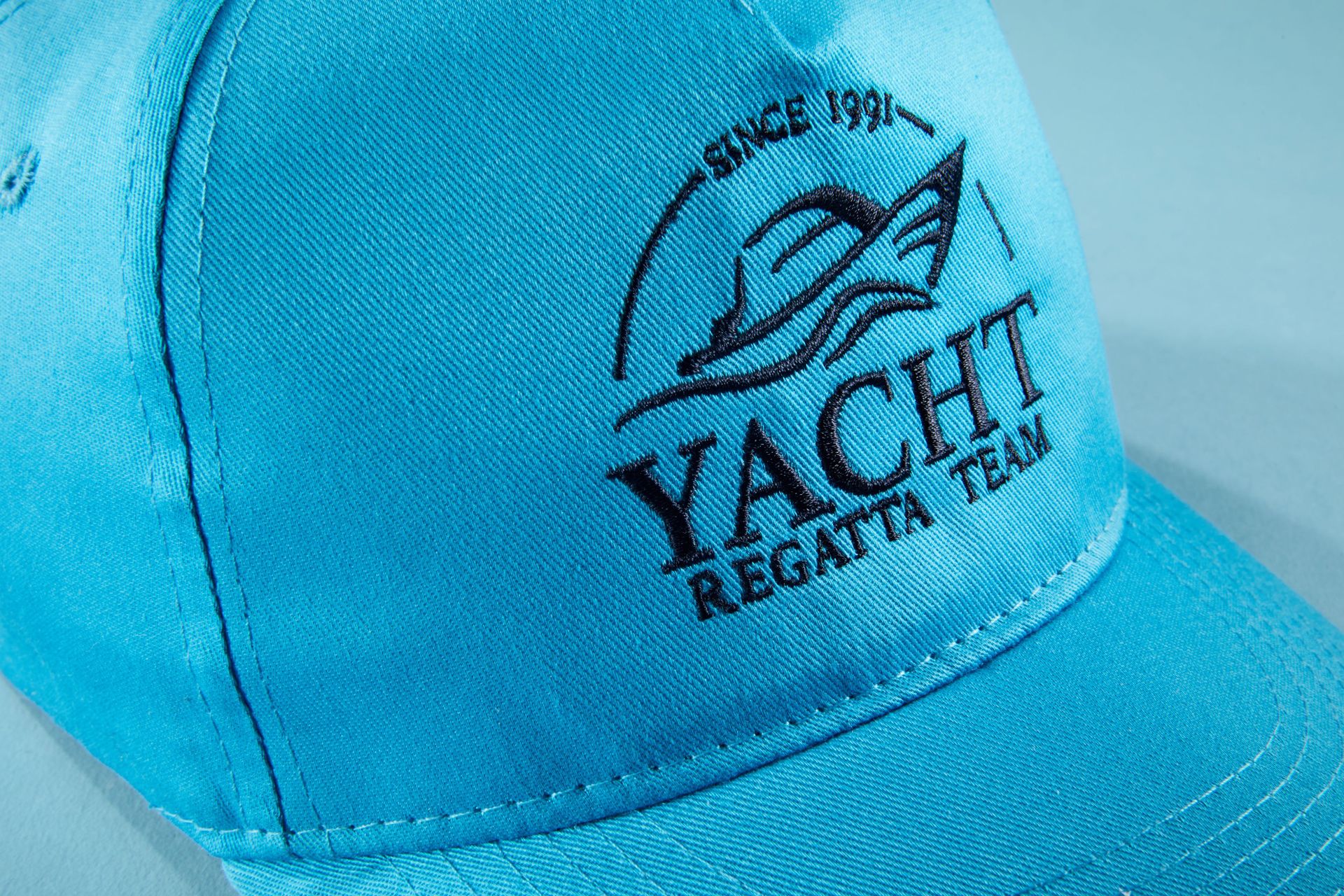 5 Panel Cap mit ungebürsteter Oberfläche