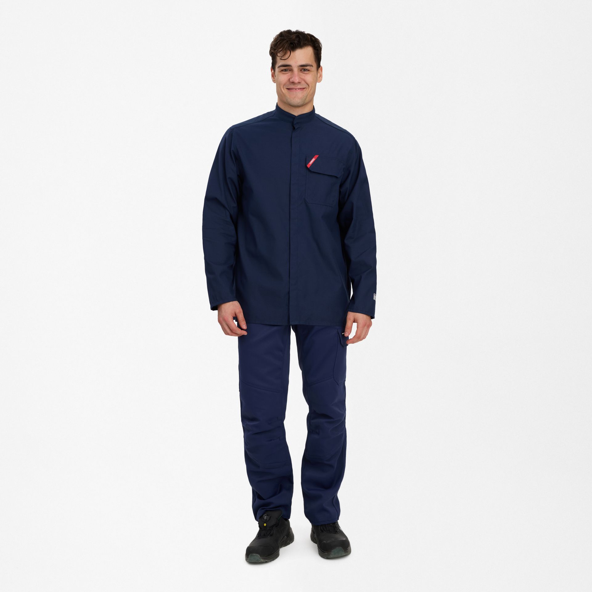 Safety+ Multinorm Hemd Marine, Gr. 37/38