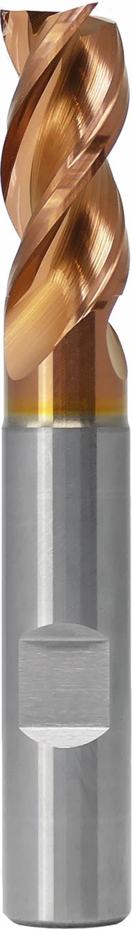 VHM-HL-Schaftfräser für Aluminium Ø 10,00 mm, 3Z, ZrCN